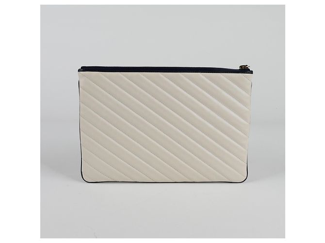 Gucci Clutch GG Marmont Bianco - vista 3