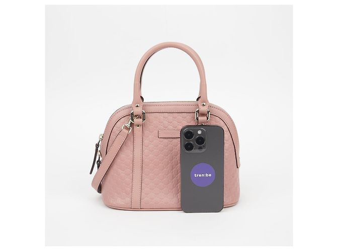 Gucci Borsa a spalla mini a forma di cupola Rosa - vista 11