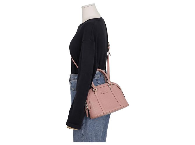 Gucci Borsa a spalla mini a forma di cupola Rosa - vista 13
