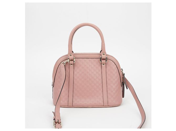 Gucci Borsa a spalla mini a forma di cupola Rosa - vista 3