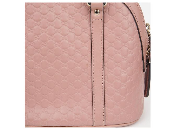 Gucci Borsa a spalla mini a forma di cupola Rosa - vista 5