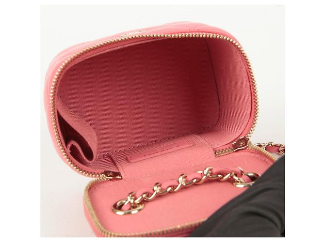 Chanel Borsa a tracolla mini cosmetica Vanity Rosa - vista 10