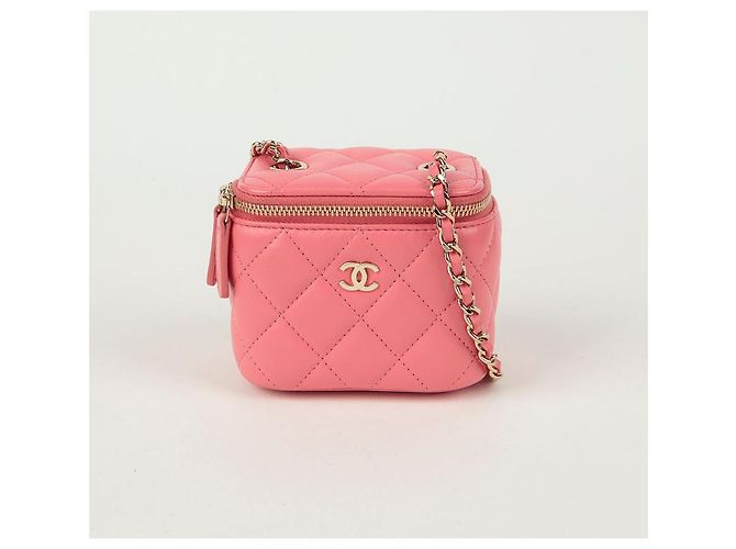 Chanel Borsa a tracolla mini cosmetica Vanity Rosa - vista 2