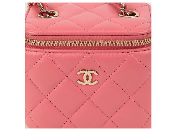 Chanel Borsa a tracolla mini cosmetica Vanity Rosa - vista 3