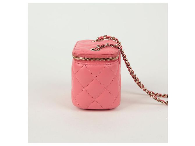 Chanel Borsa a tracolla mini cosmetica Vanity Rosa - vista 6