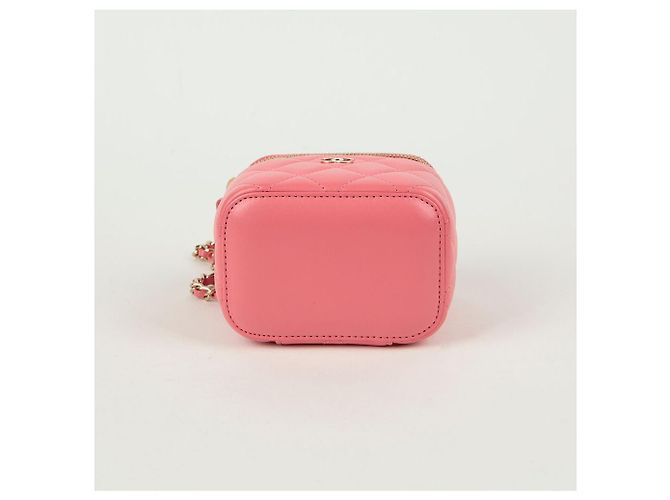 Chanel Borsa a tracolla mini cosmetica Vanity Rosa - vista 7