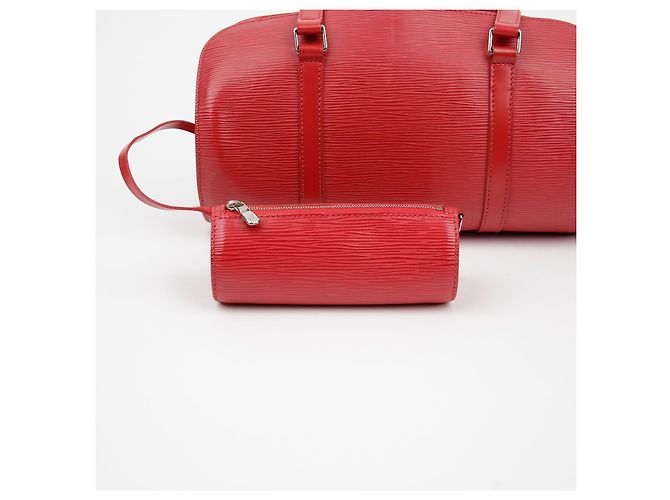 Louis Vuitton Borsa Tote e Borsa a Spalla Supploa Rosso - vista 11