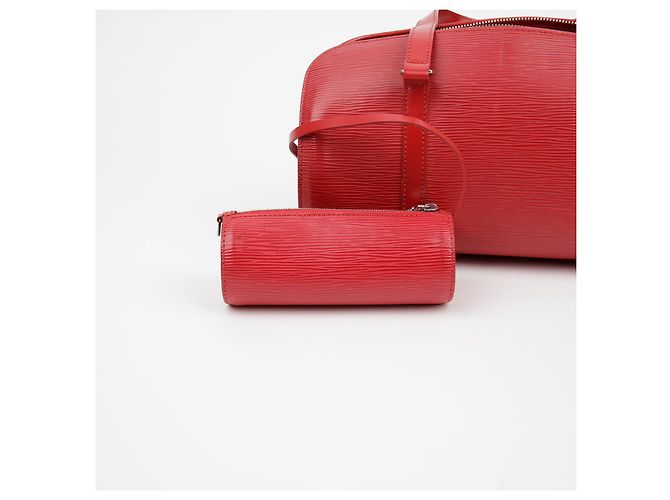 Louis Vuitton Borsa Tote e Borsa a Spalla Supploa Rosso - vista 12