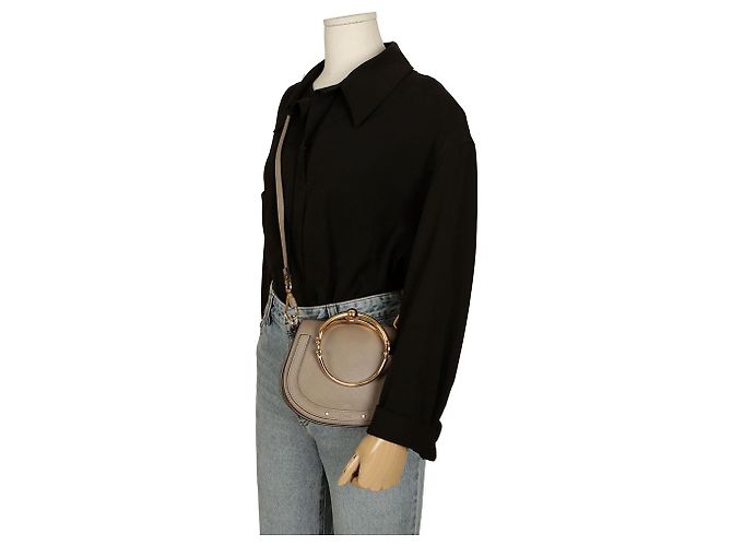 Chloé Borsa a spalla Nile Small Tote Marrone - vista 14