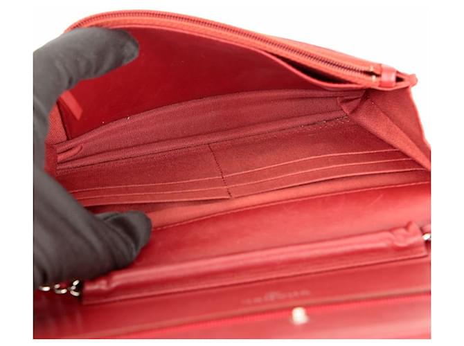 Chanel Borsa a tracolla WOC classica Rosso - vista 13
