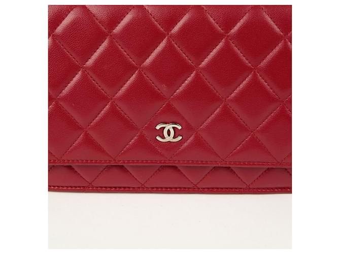 Chanel Borsa a tracolla WOC classica Rosso - vista 2