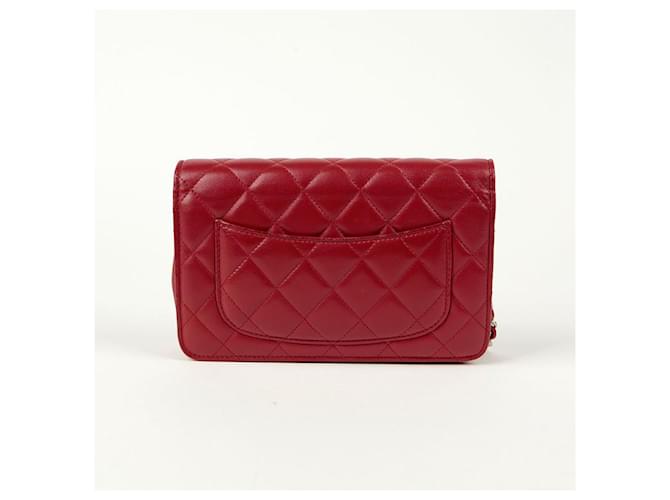 Chanel Borsa a tracolla WOC classica Rosso - vista 3