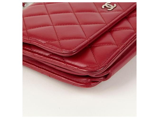 Chanel Borsa a tracolla WOC classica Rosso - vista 9