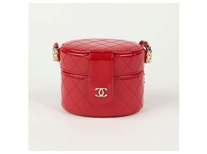 Chanel Mini bolsa de cosméticos cruzada Roja - vista 2