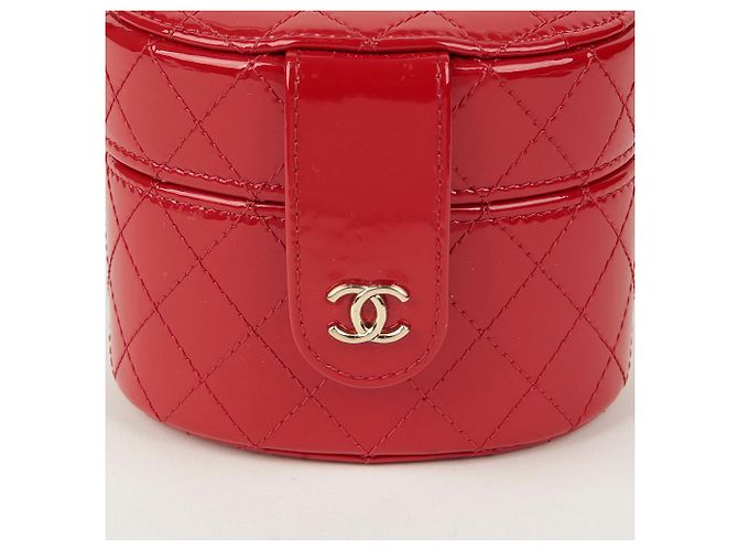 Chanel Mini bolsa de cosméticos cruzada Roja - vista 3