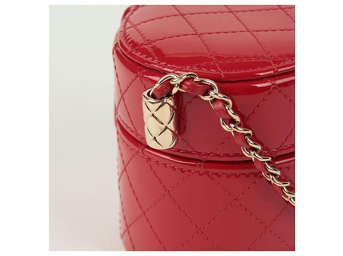 Chanel Mini bolsa de cosméticos cruzada Roja - vista 6