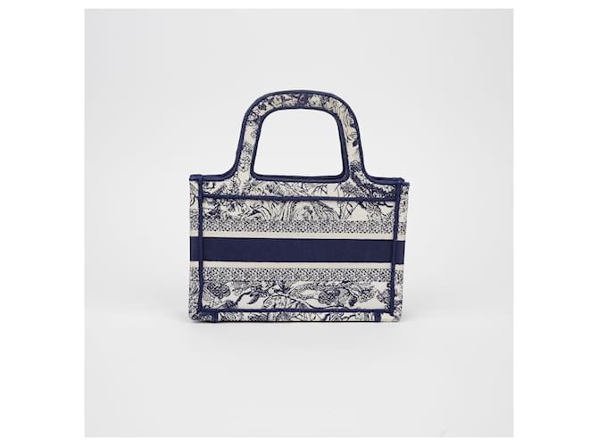 Book Tote Dior Tote Mini Libro Tuileries Blu - vista 2