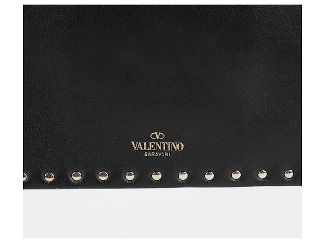 Valentino Clutch Envelope Rockstud Nero - vista 4