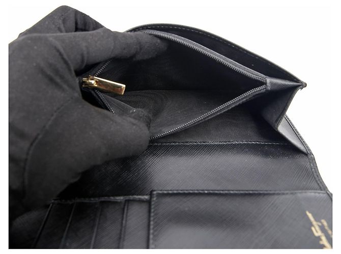 Salvatore Ferragamo Bar Long Wallet mit Klappe Schwarz - Ansicht 10