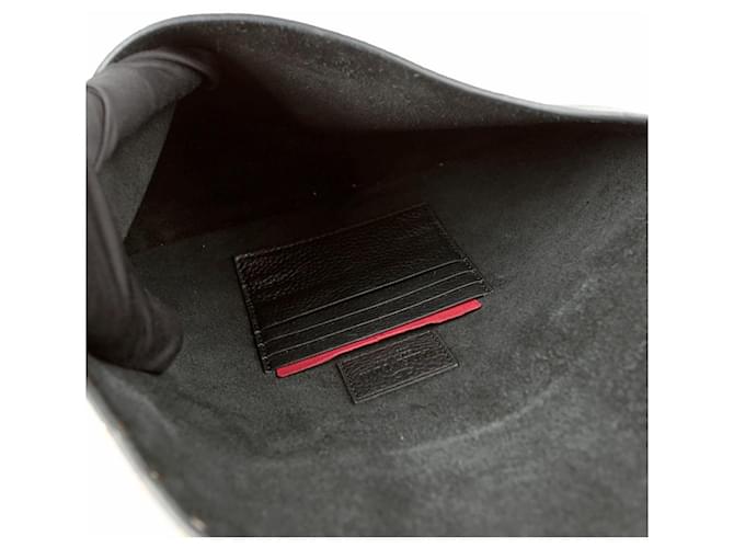Valentino Borsa Clutch Envelope Rockstud Nero - vista 12