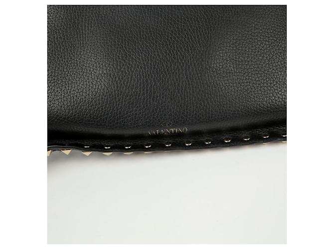 Valentino Borsa Clutch Envelope Rockstud Nero - vista 5