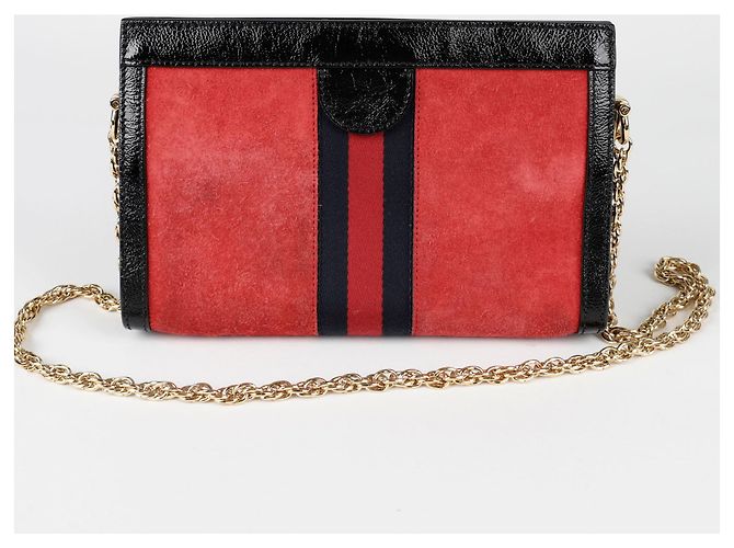 Gucci Ophidia Catena Piccolo Crossbody Nero - vista 4