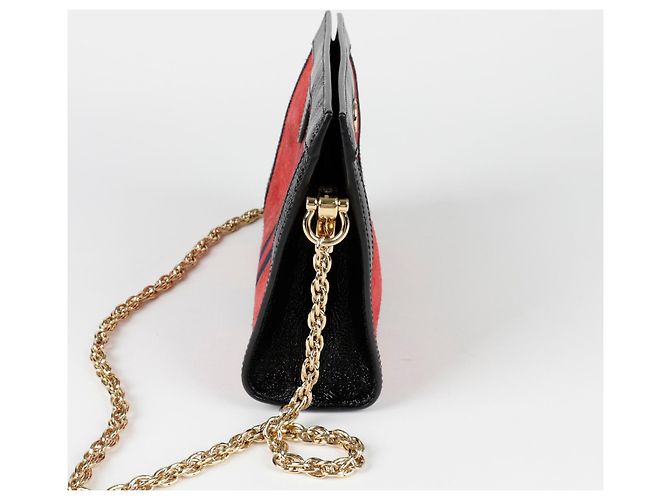 Gucci Ophidia Catena Piccolo Crossbody Nero - vista 5