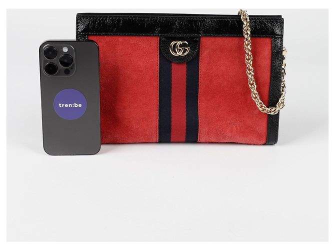 Gucci Ophidia Catena Piccolo Crossbody Nero - vista 7