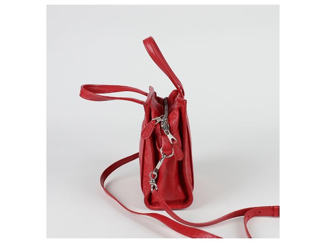 Balenciaga Borsa a spalla Bazaar XXS Rosso - vista 3