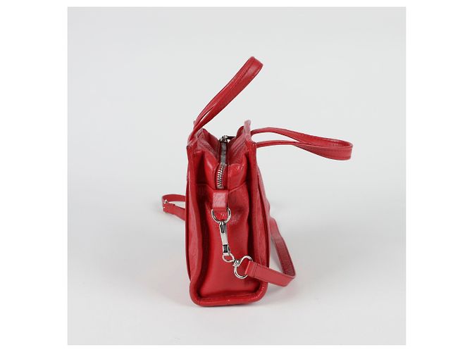 Balenciaga Borsa a spalla Bazaar XXS Rosso - vista 5