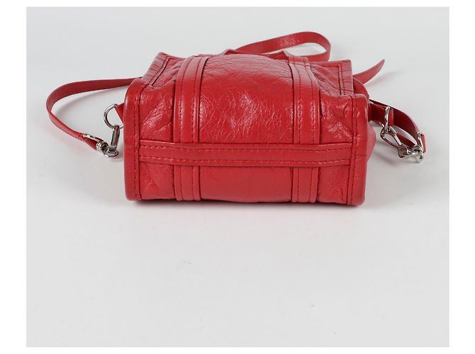 Balenciaga Borsa a spalla Bazaar XXS Rosso - vista 6