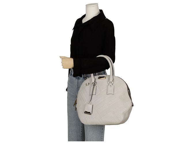 Burberry Borsa Tote Orchard Marrone - vista 13