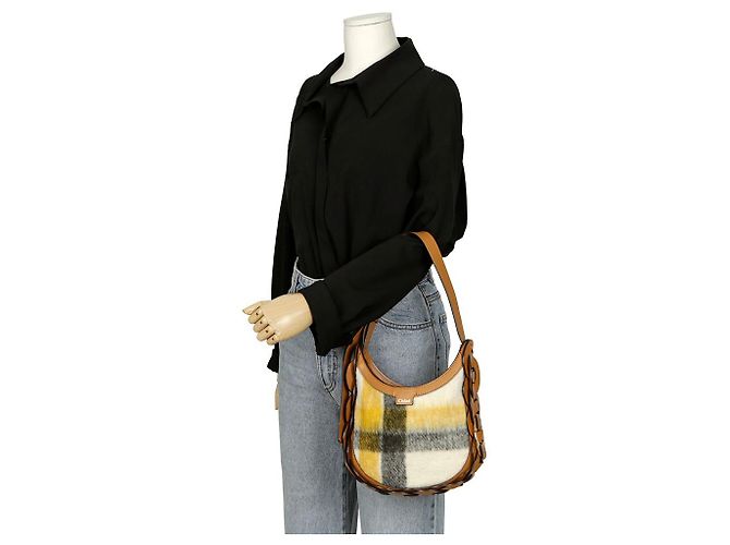 Chloé Borsa a spalla hobo Daryl Piccola Marrone - vista 11