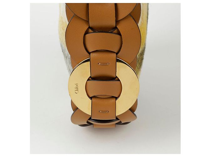 Chloé Borsa a spalla hobo Daryl Piccola Marrone - vista 6