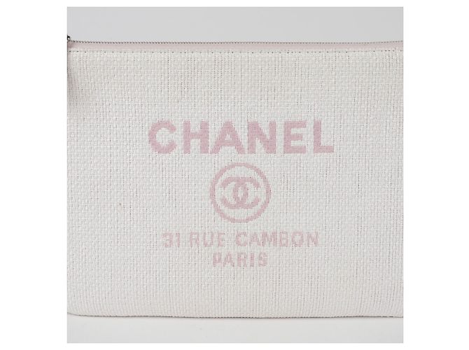 Chanel Clutch Media Deauville Rosa - vista 2