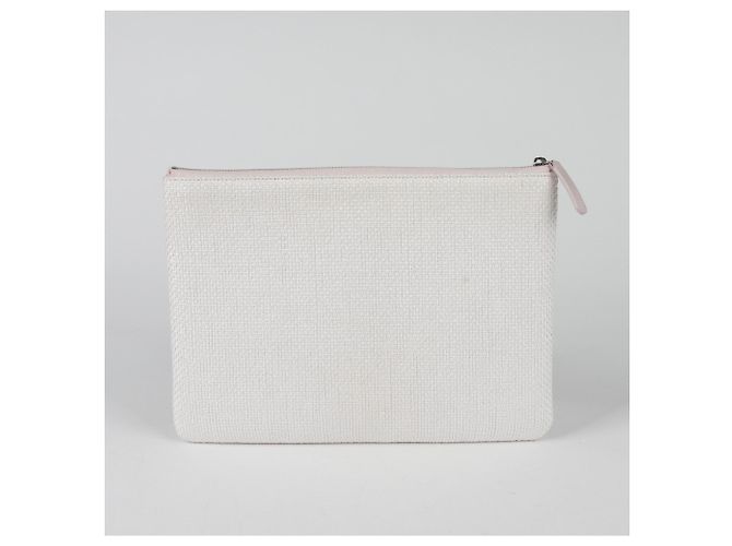 Chanel Clutch Media Deauville Rosa - vista 3