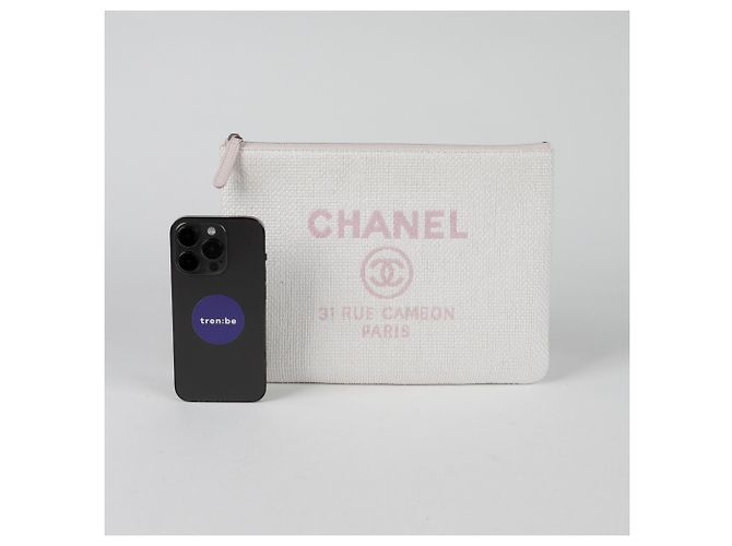 Chanel Clutch Media Deauville Rosa - vista 8