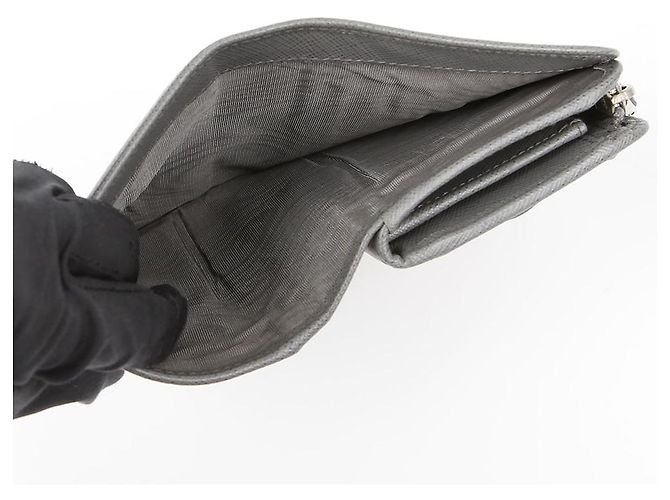 Prada Mini-Geldbörse mit Metall-Logo Braun - Ansicht 15