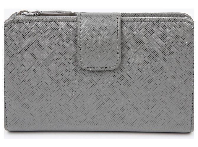 Prada Mini-Geldbörse mit Metall-Logo Braun - Ansicht 5