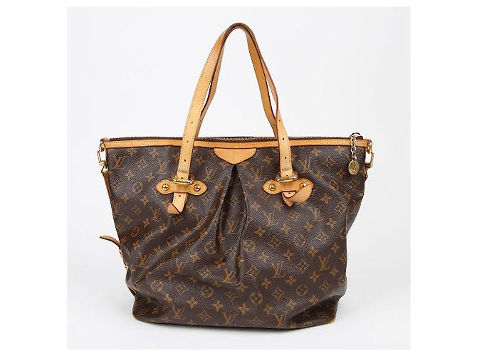 Louis Vuitton Palermo GM Schultertasche Braun - Ansicht 3