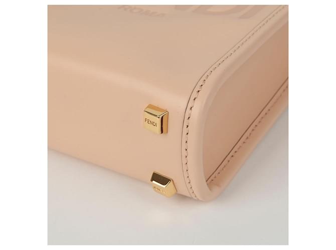 Fendi Borsa a spalla mini Sunshine Rosa - vista 7