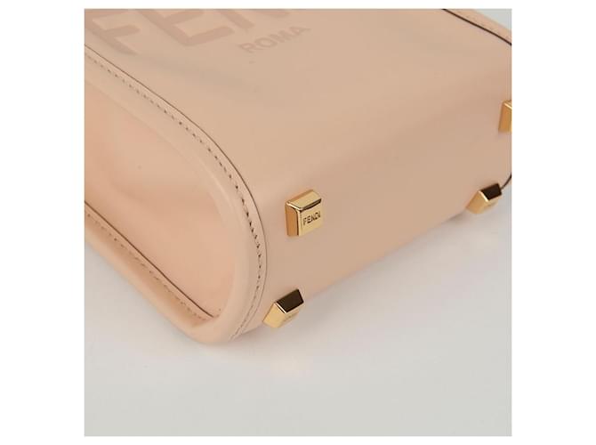 Fendi Borsa a spalla mini Sunshine Rosa - vista 8