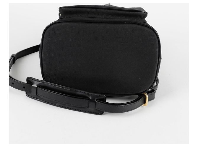 Prada Große Schultertasche Duet Bucket Schwarz - Ansicht 10