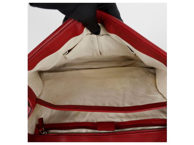 Gucci Borsa a tracolla GG Marmont Rosso - vista 12
