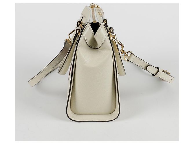 Gucci Borsa a Spalla Ophidia Small Tote Bianco - vista 3