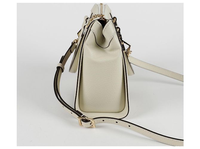 Gucci Borsa a Spalla Ophidia Small Tote Bianco - vista 5