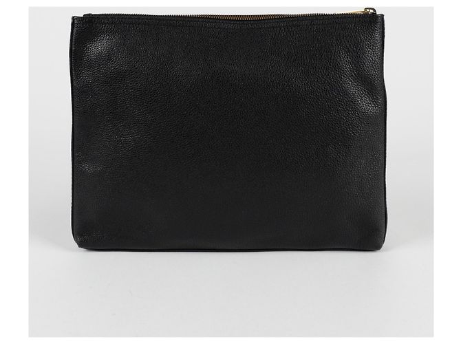 Gucci Clutch portafoglio con stampa logo Nero - vista 3