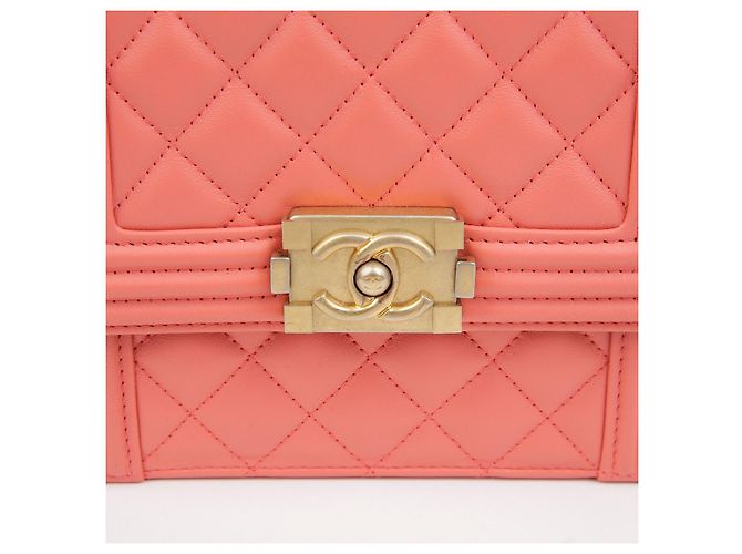 Chanel Borsa a tracolla Boy North South con pattina Bianco - vista 3