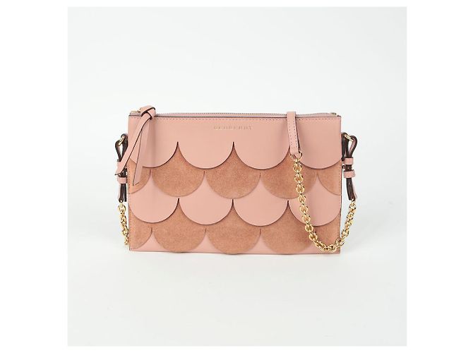 Burberry Borsa a tracolla con spalline a forma di conchiglia Rosa - vista 2