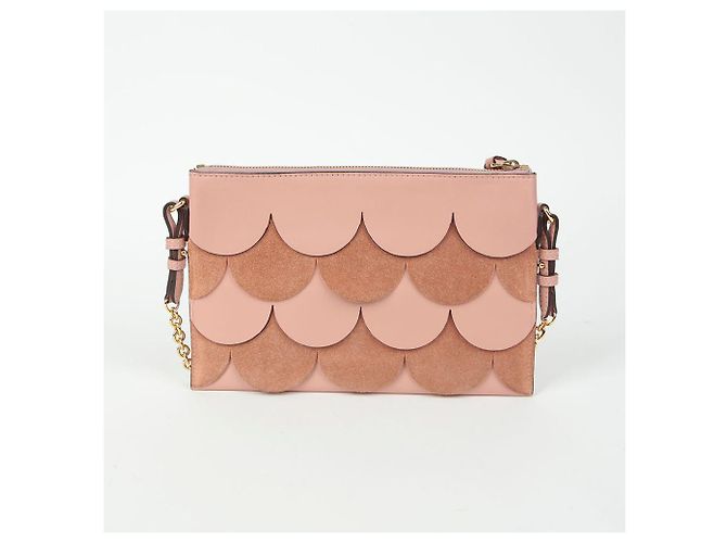 Burberry Borsa a tracolla con spalline a forma di conchiglia Rosa - vista 4